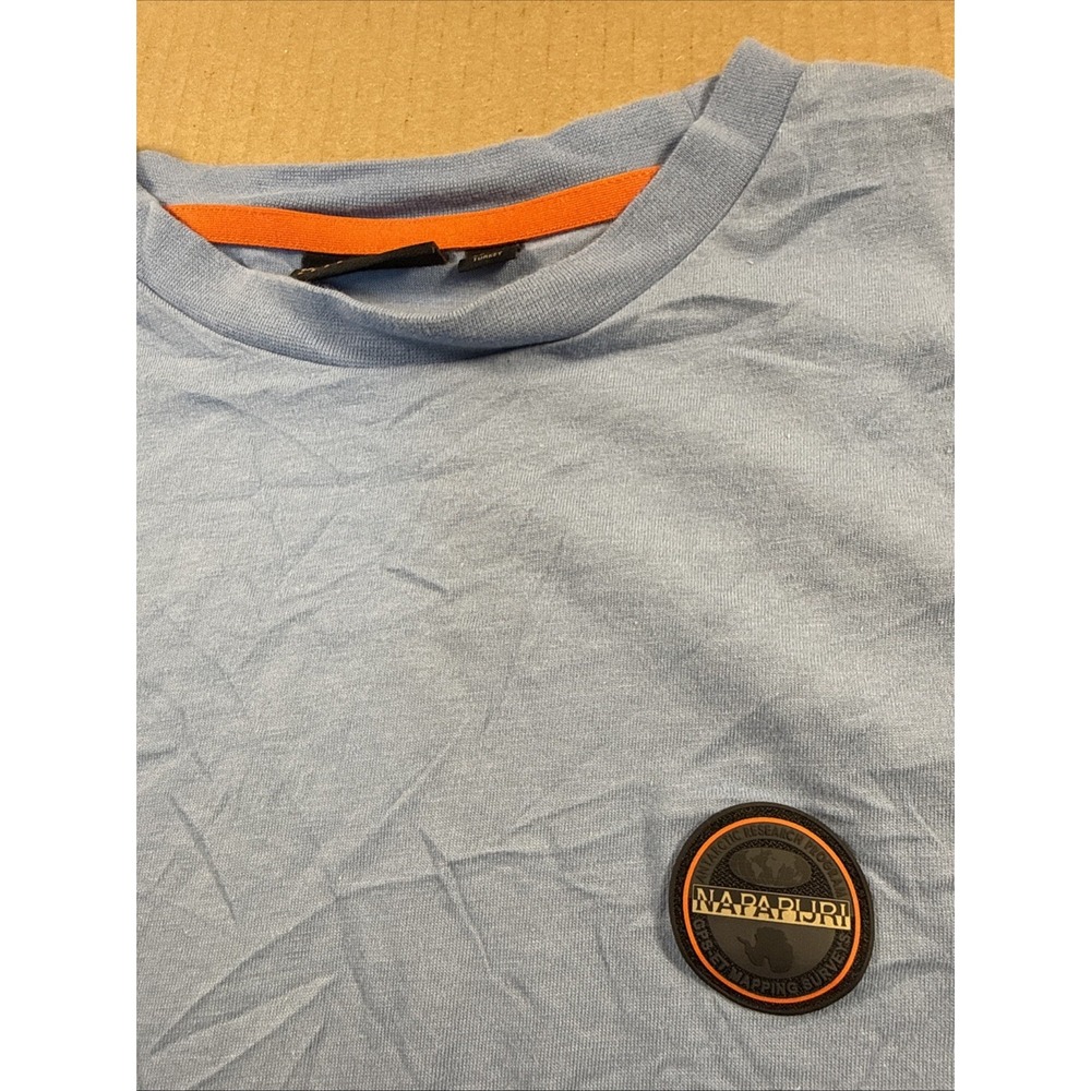 Napapijri Geographic 1987 T Shirt in Blue Size XL